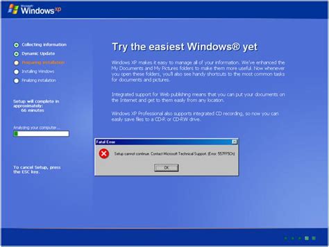 Why did Windows XP fail?