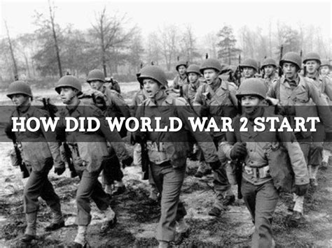 Why did World War 2 start?