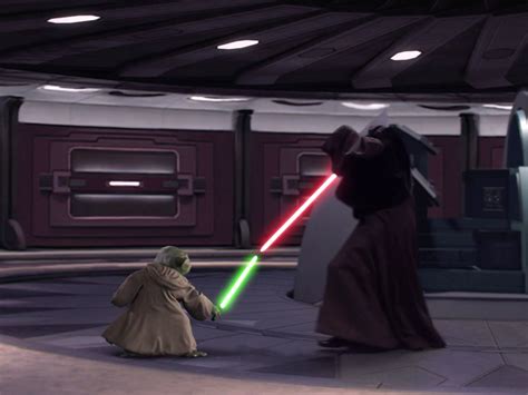 Why did Yoda fail against Sidious?