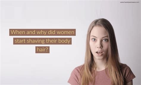 Why did girls start shaving?