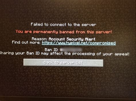 Why did i get IP banned on Hypixel?