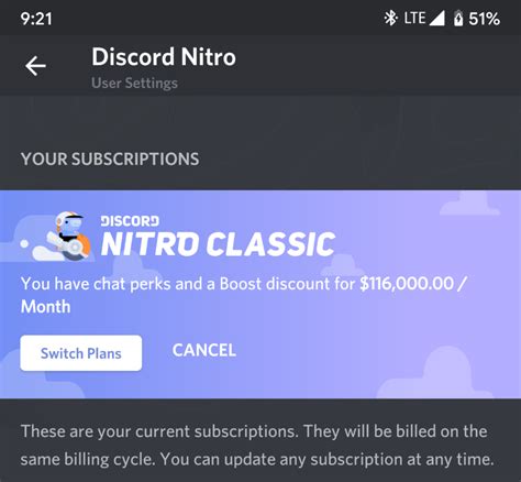 Why did i get charged for Discord Nitro?