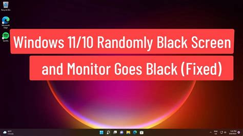 Why did my PC suddenly turn black?