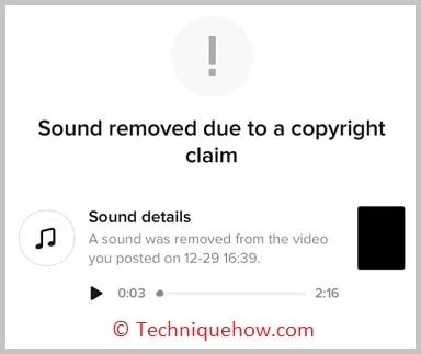 Why did my TikTok sound get removed for copyright?