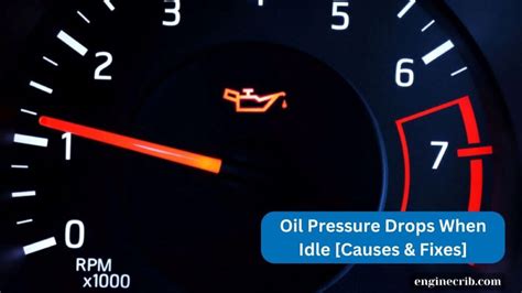 Why did my oil pressure drop?