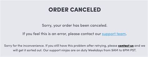 Why did my pre-order get Cancelled?