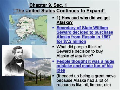 Why did the US want Alaska?