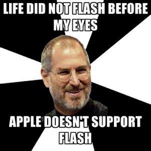 Why didn t Apple support Flash?