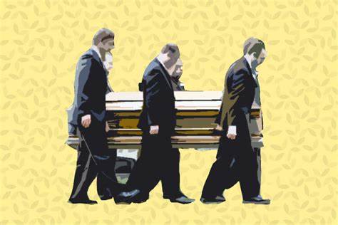 Why do 6 men carry a casket?