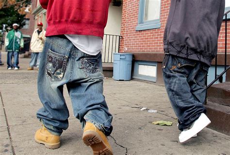 Why do Americans wear baggy pants?