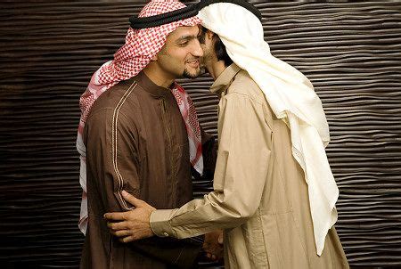 Why do Arabs kiss each other on the cheek?