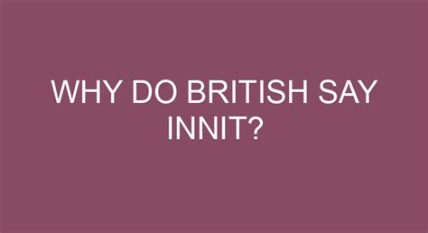 Why do Brits say me instead of my?