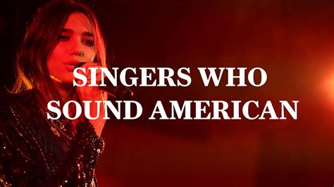 Why do European singers sound American?