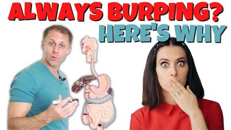 Why do I burp when I press any part of my body?