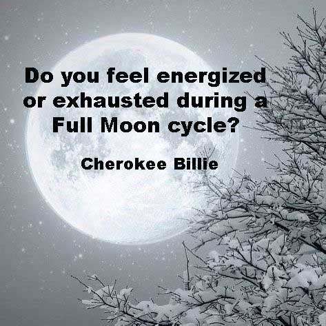 Why do I feel energized on a full moon?
