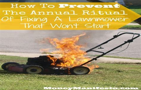 Why do I have to keep jump starting my lawn mower?