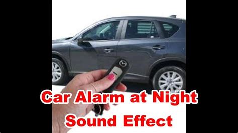 Why do I hear car alarms at night?