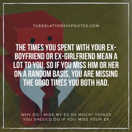 Why do I miss my bad ex?