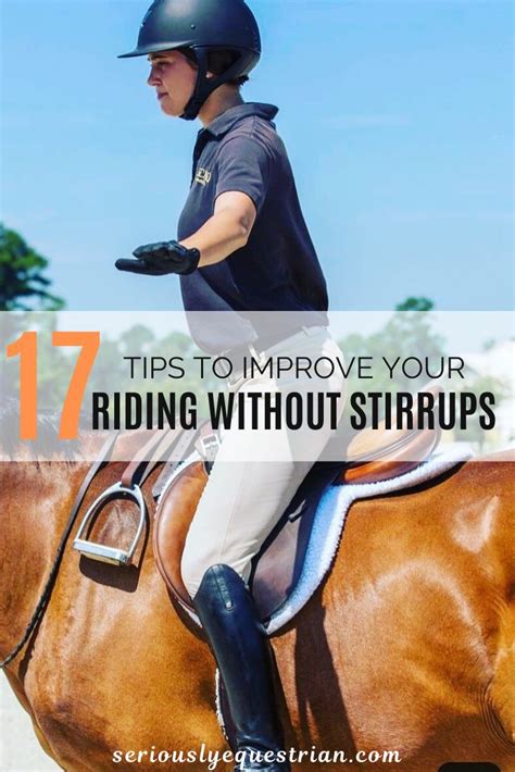 Why do I ride better without stirrups?