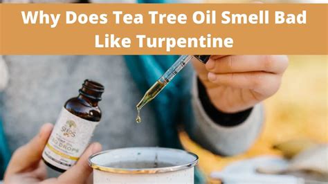 Why do I smell turpentine?