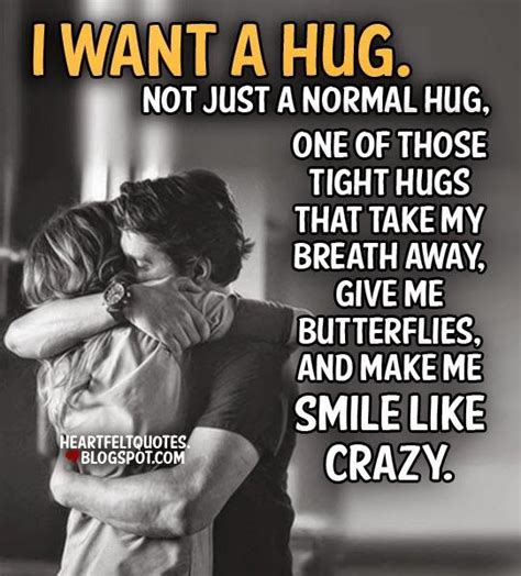 Why do I want a tight hug?