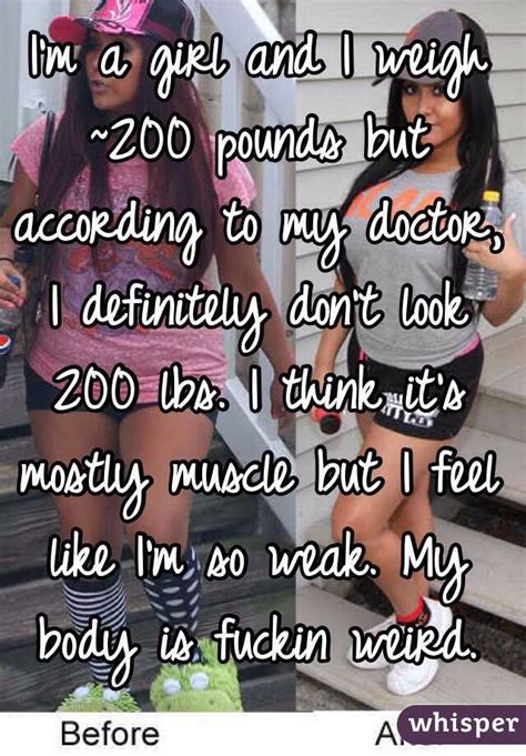 Why do I weigh 200 but don't look like it?