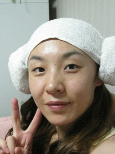 Why do Koreans wear towels on their heads?