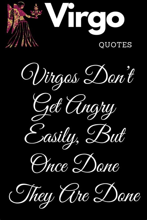 Why do Virgos have anger issues?