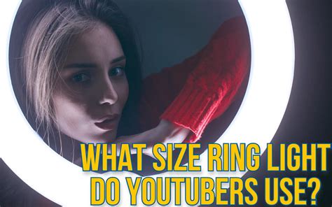 Why do Youtubers use a ring light?