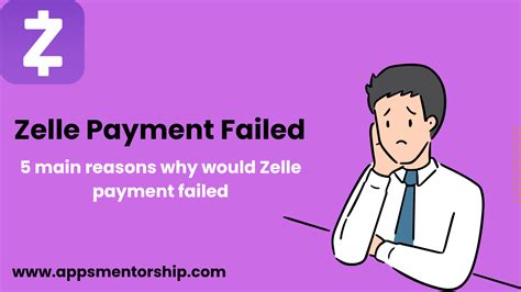 Why do Zelle payments fail?