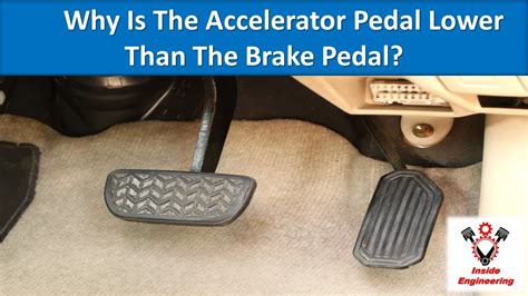 Why do accelerator pedals lower?