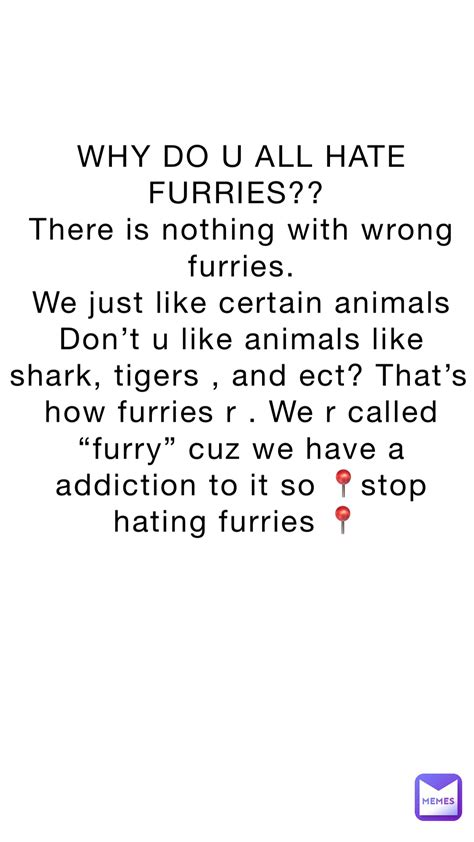 Why do anti furries hate furries?
