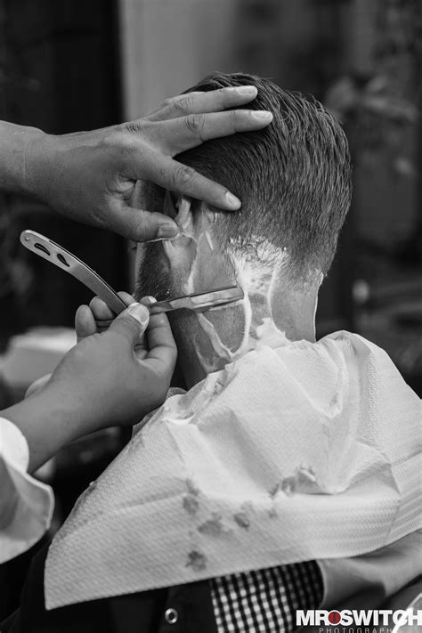 Why do barbers shave neck?