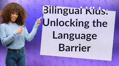 Why do bilingual kids take longer to speak?
