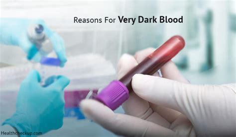 Why do blood turn black?