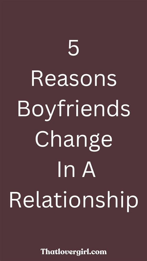 Why do boyfriends change after marriage?