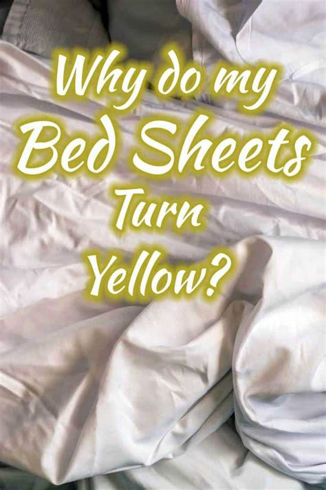 Why do boys turn sheets yellow?
