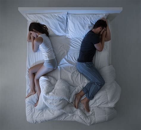 Why do couples sleep with their backs to each other?