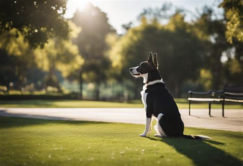 Why do dogs sit facing away from you?