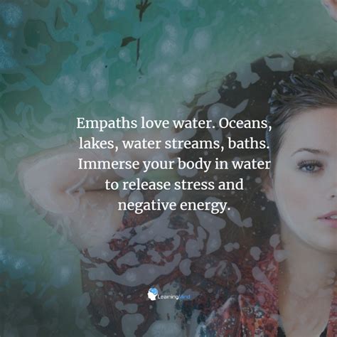 Why do empaths love water?