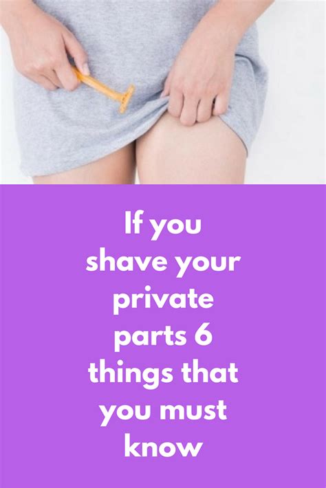 Why do female shave their private area?