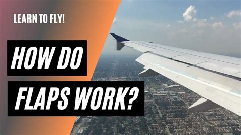 Why do flaps go up when landing?