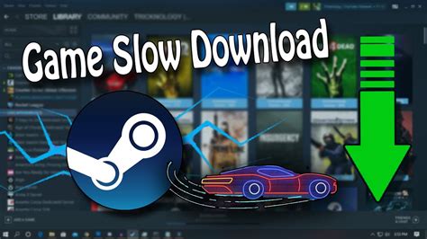 Why do games download slow on PC?