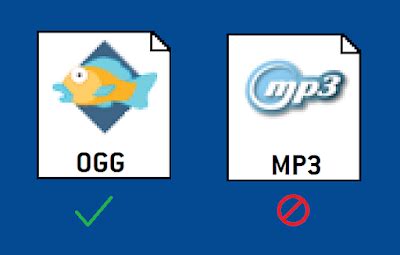 Why do games use OGG instead of MP3?