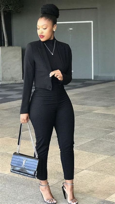 Why do girls like all black outfits?