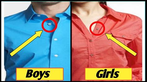 Why do girls shirts button on the left?