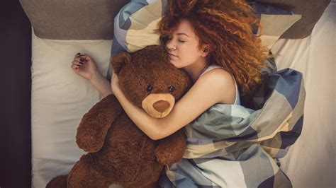 Why do girls sleep with stuffed animals?