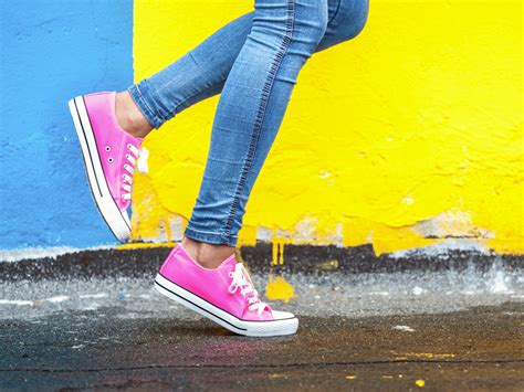 Why do girls wear sneakers without socks?