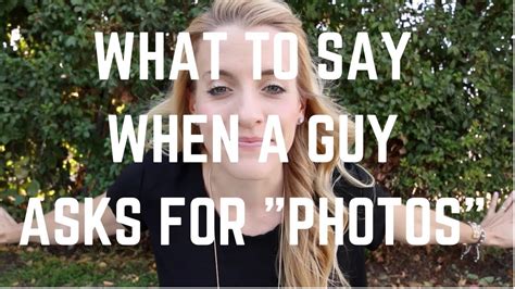 Why do guys ask for pics?