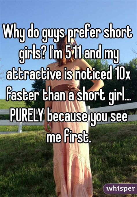 Why do guys prefer short girl?